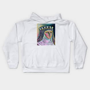 Hildegard of Bingen Portrait | Hildegard of Bingen Artwork 9 Kids Hoodie